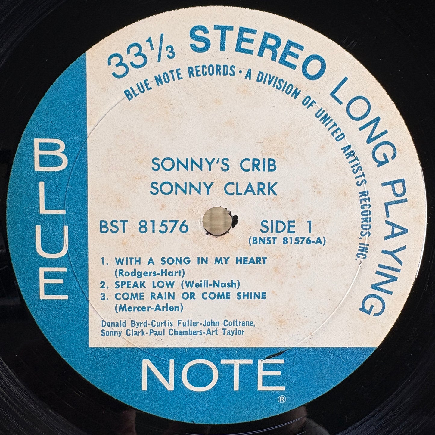 Sonny Clark – Sonny's Crib / BST 81576 Blue Note US LP
