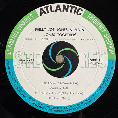 Philly Joe Jones, Elvin Jones – Together! / SMJ-7242 Atlantic Japan Original LP