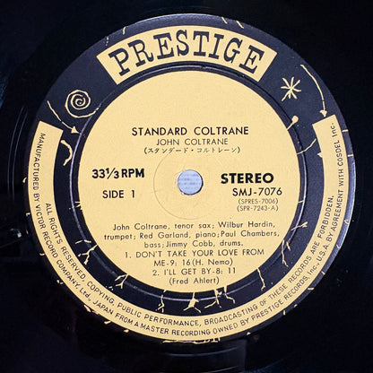 John Coltrane – Standard Coltrane / SMJ-7076 Prestige Japan Original LP