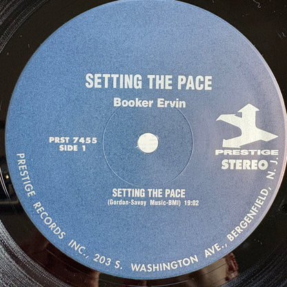 Booker Ervin - Setting The Pace / VIJJ-30007 Prestige Japan LP