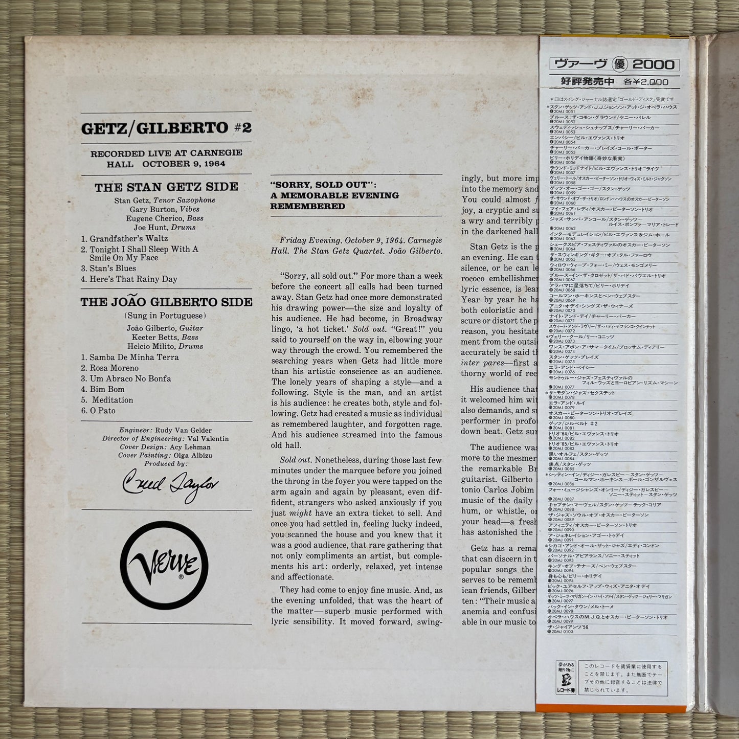Stan Getz, Joao Gilberto – Getz / Gilberto #2