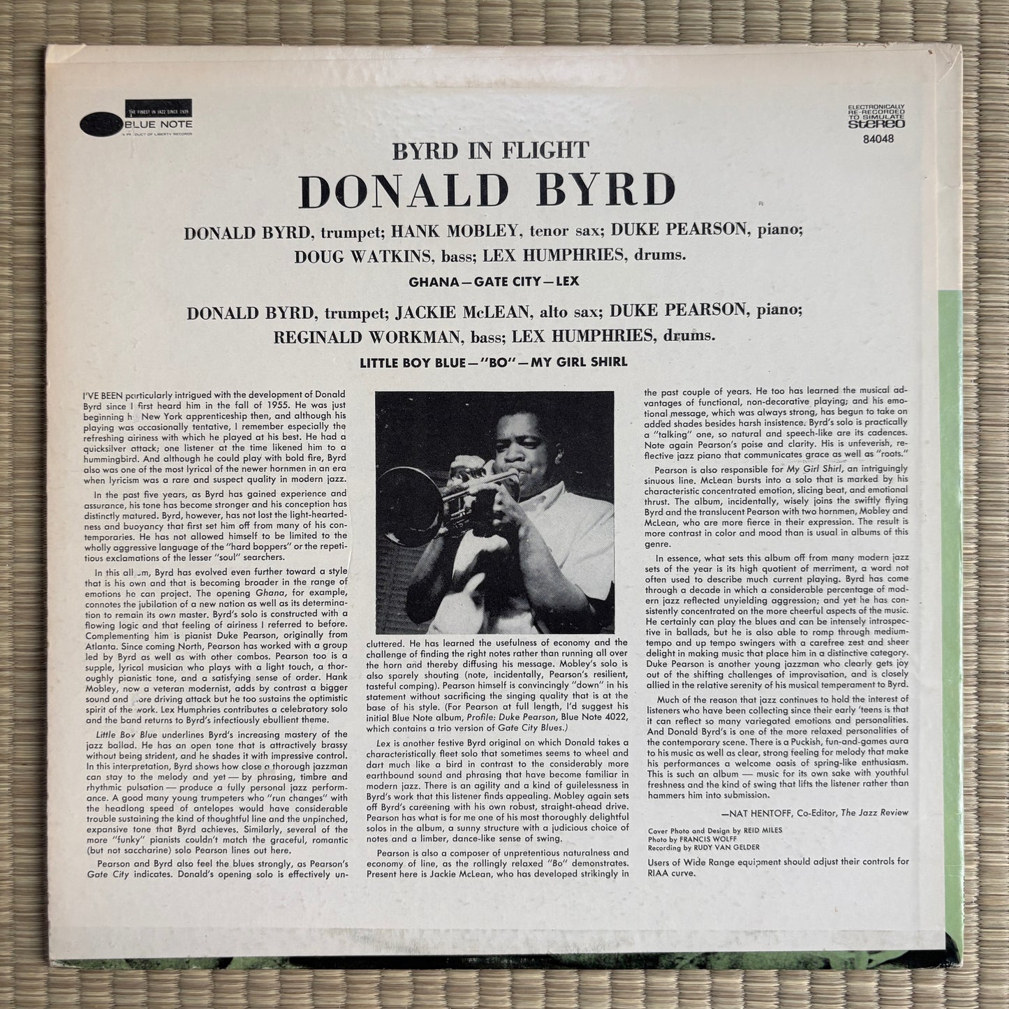 Donald Byrd – Byrd In Flight / BST 84048 Blue Note US LP
