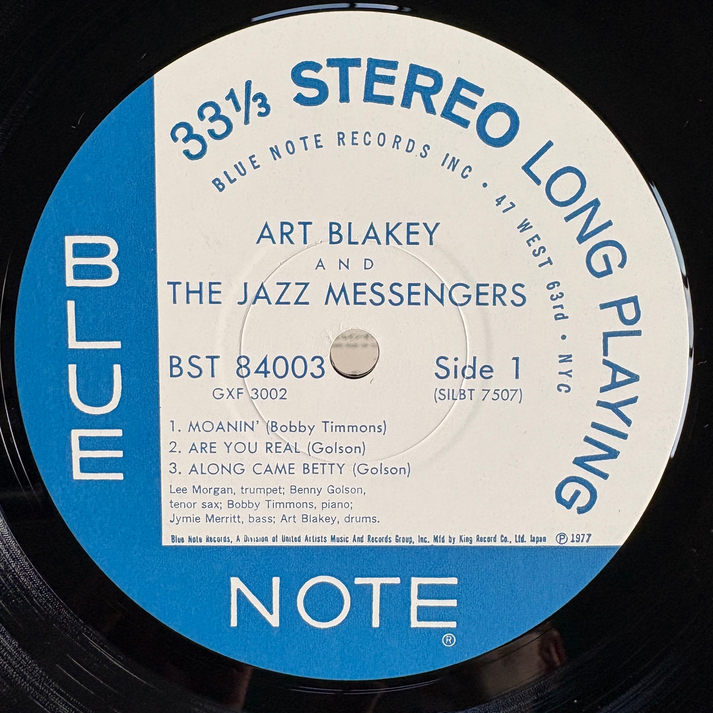 Art Blakey And The Jazz Messengers - S/T / GXF-3002 Blue Note Japan LP