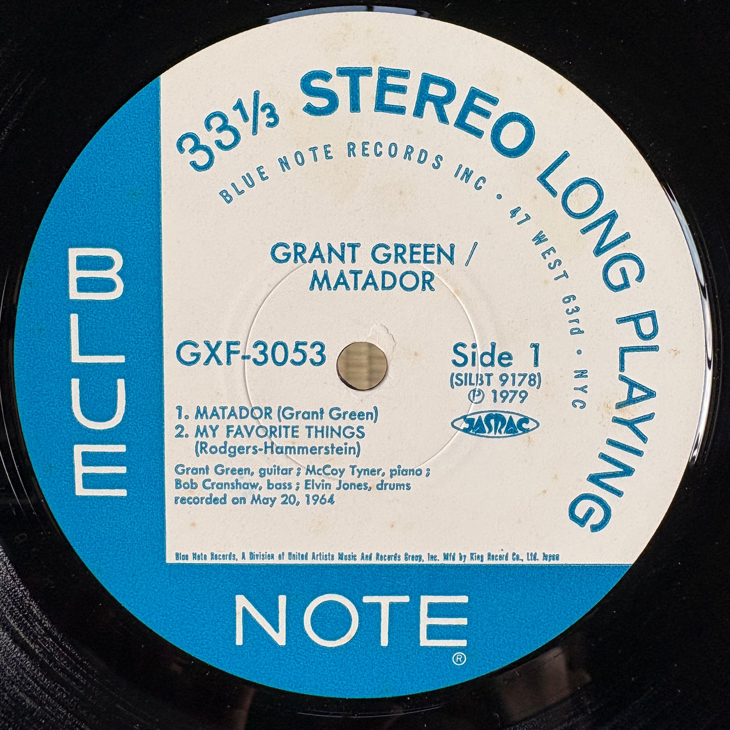 Grant Green – Matador / GXF-3053 Blue Note Japan Original LP