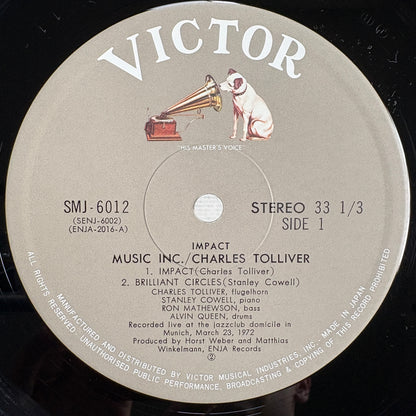 Music Inc. / Charles Tolliver - Impact / SMJ-6012 Enja Japan Original LP