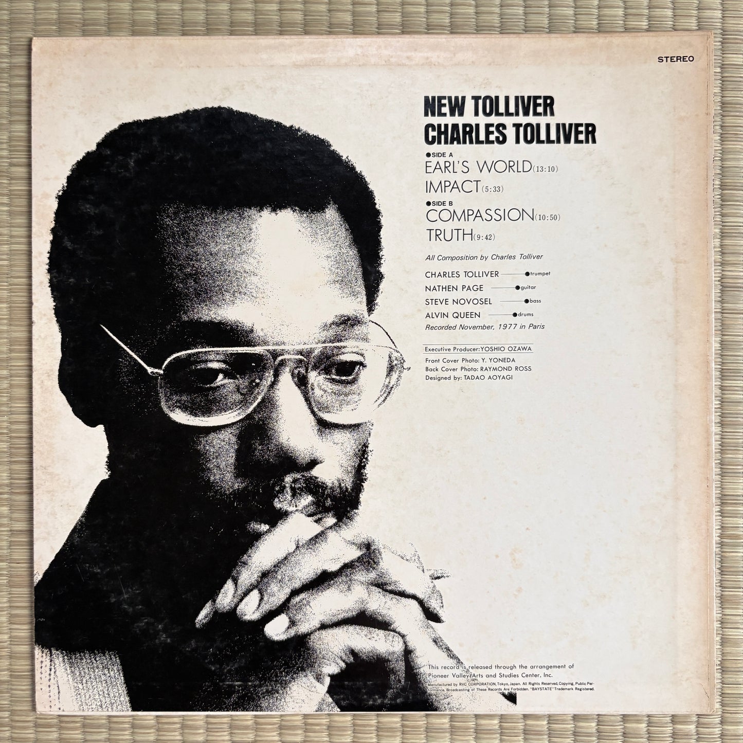 Charles Tolliver – New Tolliver / RVJ-6025 Baystate Japan Original Promo LP