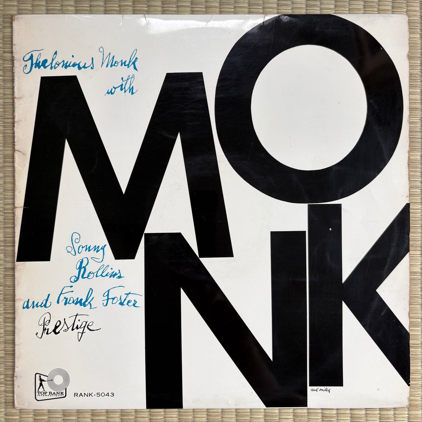 Thelonious Monk - Monk / Rank 5043 Top Rank Japan Original LP