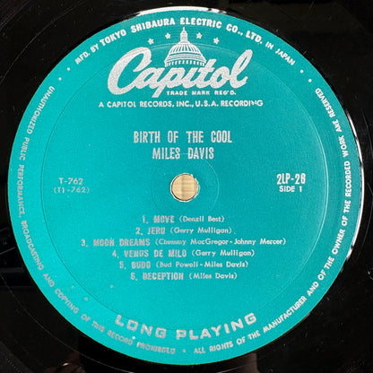 Miles Davis – Birth Of The Cool / 2LP-26 Capitol Japan Original LP