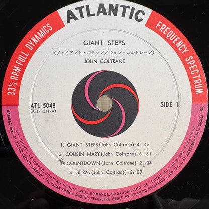 John Coltrane - Giant Steps / ATL 5048 Atlantic Japan Original LP