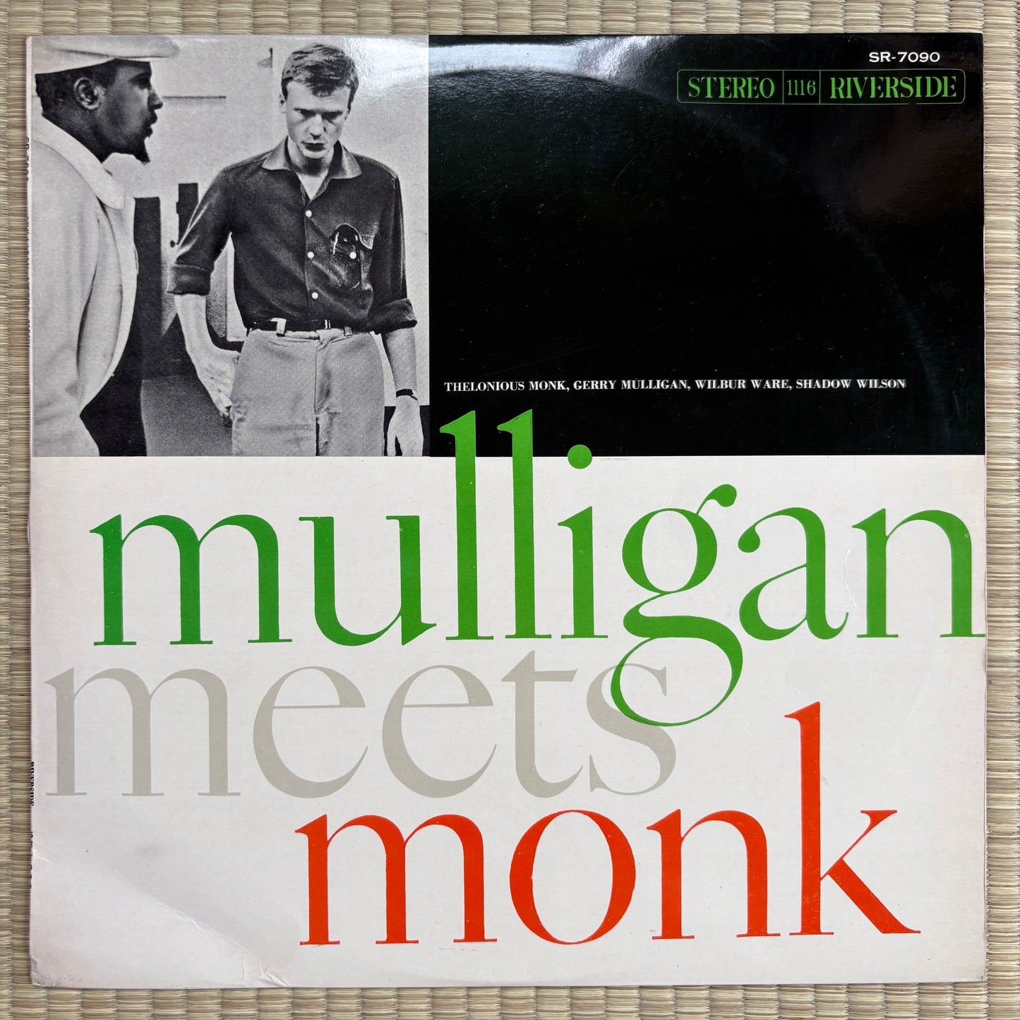 Thelonious Monk, Gerry Mulligan – Mulligan Meets Monk / SR-7090 Riverside Japan Original LP