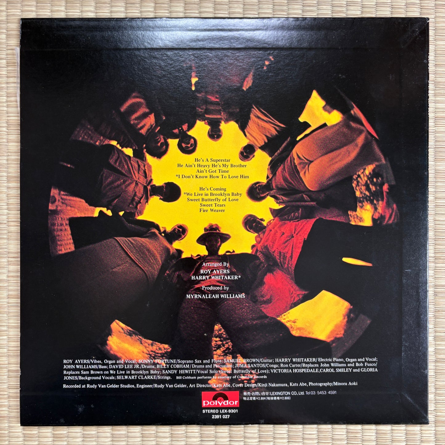 Roy Ayers Ubiquity – He's Coming / LAX9301 Polydor Japan LP