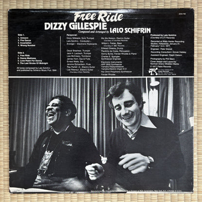 Dizzy Gillespie – Free Ride / 2310 794 Pablo US Original LP