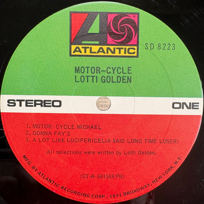 Lotti Golden – Motor-Cycle / SD 8223 Atlantic US Original LP