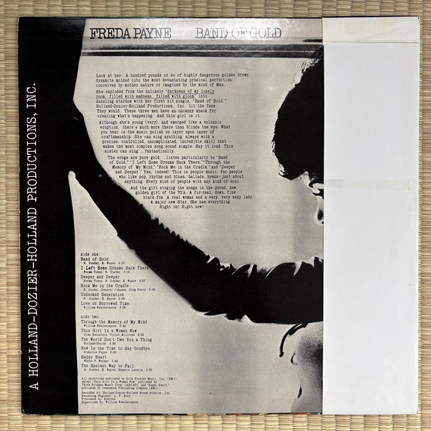 Freda Payne – Band Of Gold / ZP-80236 Invictus Japan Original Red LP