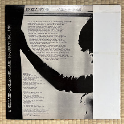 Freda Payne – Band Of Gold / ZP-80236 Invictus Japan Original Red LP