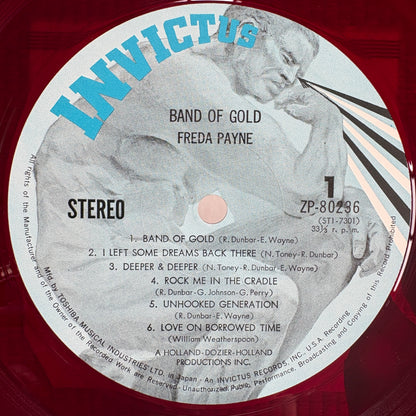 Freda Payne – Band Of Gold / ZP-80236 Invictus Japan Original Red LP