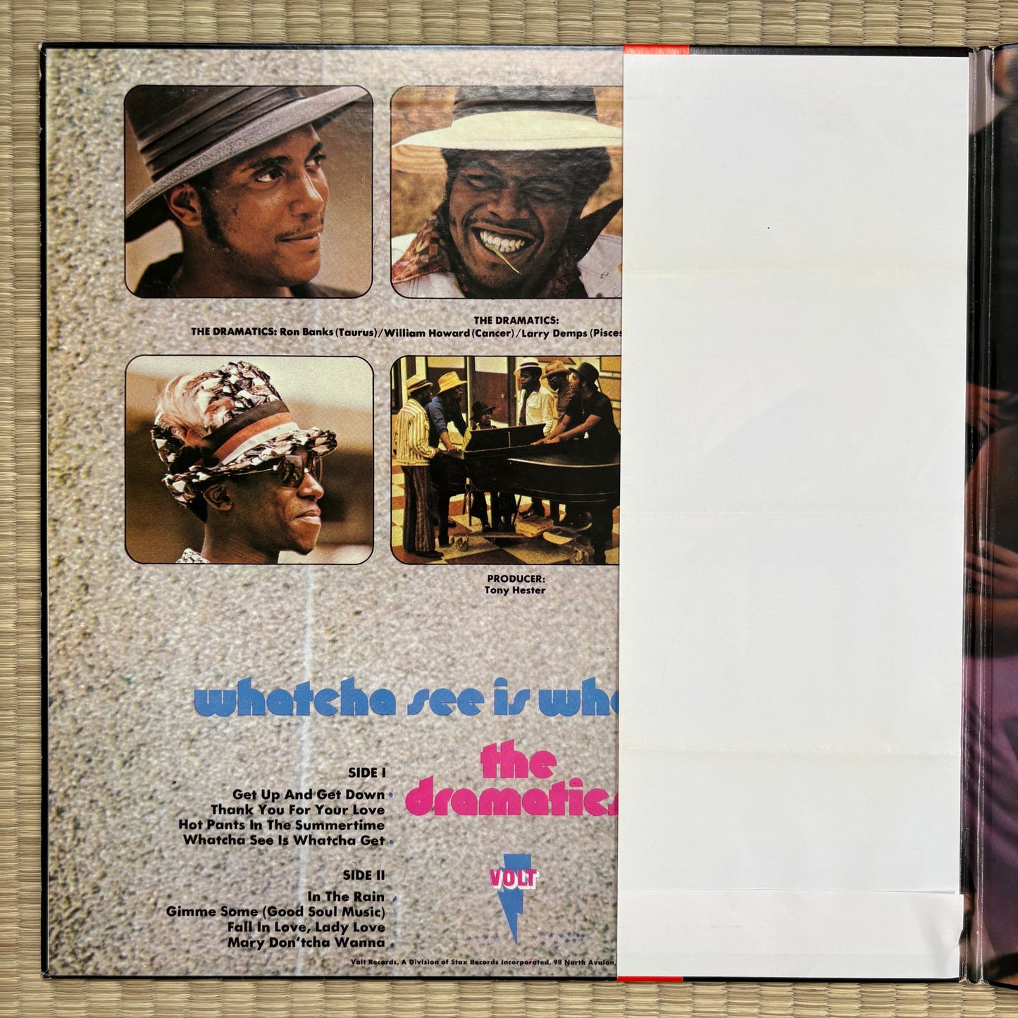 The Dramatics – Whatcha See Is Whatcha Get / VIP-5017 Stax Japan LP