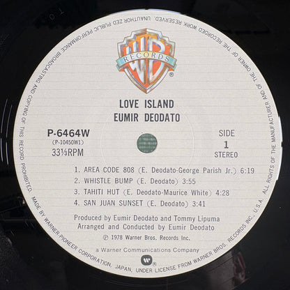 Deodato – Love Island / P-6464W Warner Bros. Japan LP